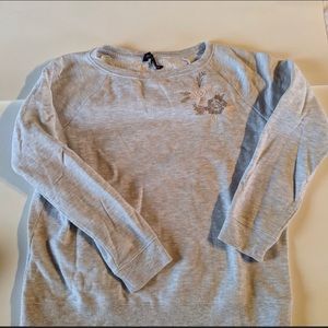 Betsey Johnson embroidered sweatshirt